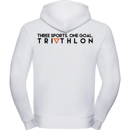 'Three Sports. One Goal.' Zip Hoodie Unisex