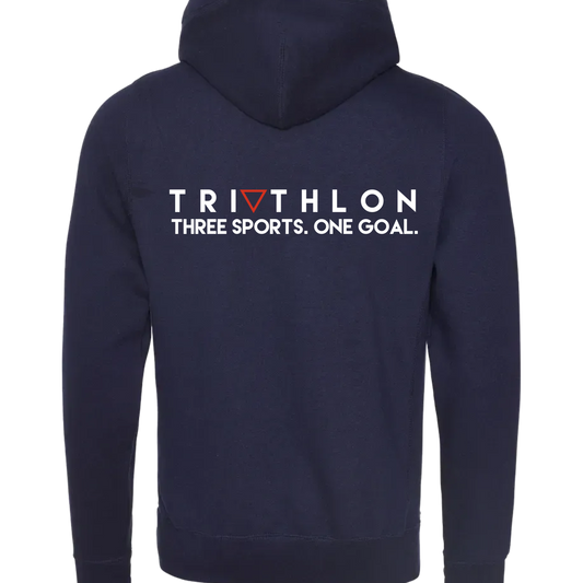 'Three Sports, One Goal' Hoodie Unisex